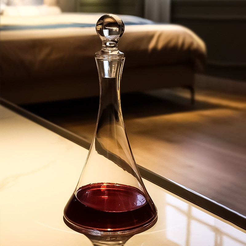 欧式红酒醒酒器家用带盖水晶玻璃高档奢华葡萄酒分酒器红酒杯套装