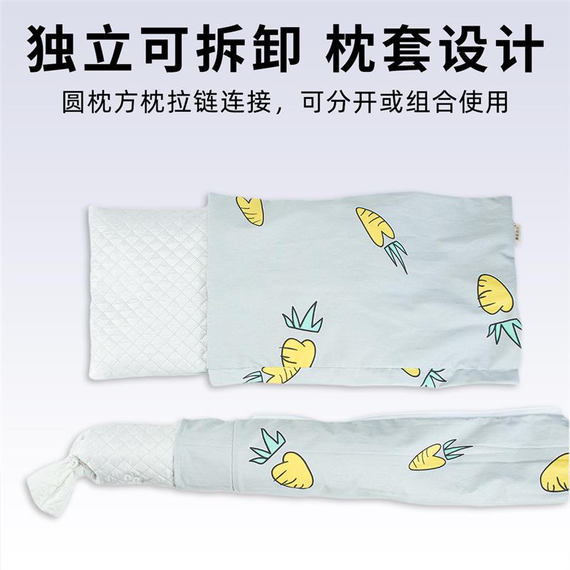全弹力珍珠棉儿童枕头婴儿宝宝护颈椎小枕头睡觉专用四季通用枕芯