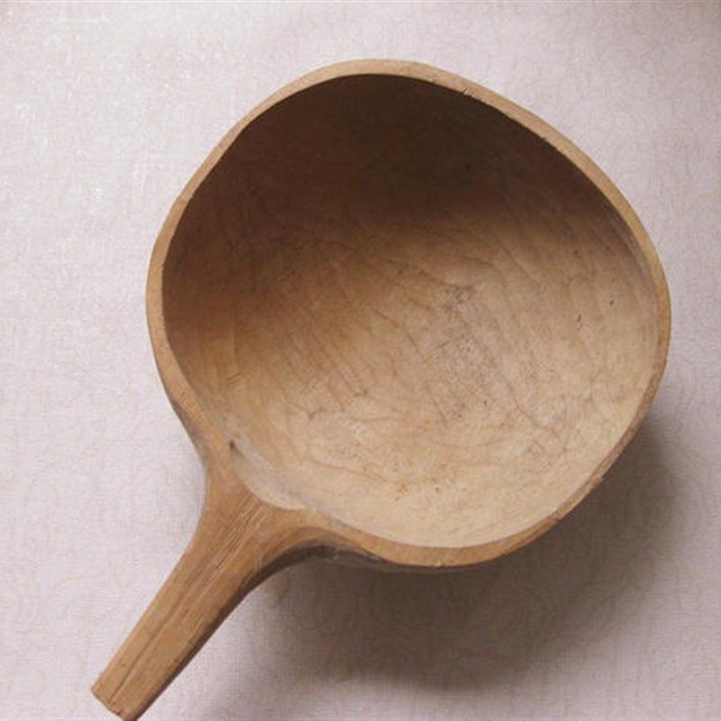 手工实木大瓢木瓢勺木瓢水瓢桑拿浴室用茶道舀水用大木瓢木质水