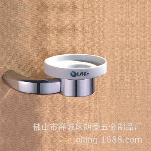 厂家直销 生产供应 铬色陶瓷肥皂碟香皂单碟OL-8801A欢迎订购