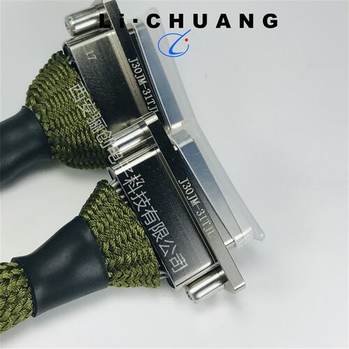 矩形连接器J30JM1-9TJ-Q60A-200mm  J30JMI-25ZKS19航空接插件
