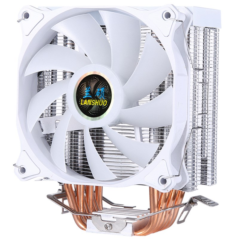 12CM6铜管CPU散热器静音1700AMD2011台式电脑通用散热CPU风扇ARGB图片