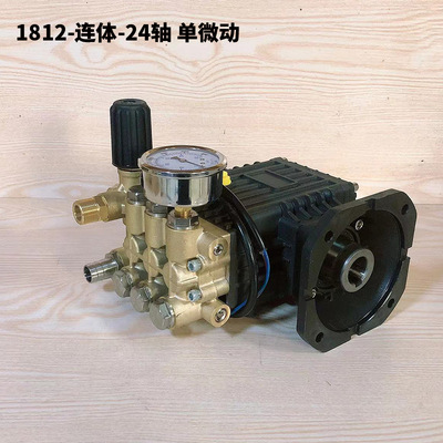 年华虎啸LG-1812连体24轴单微动高压清洗机泵头配件洗车机头清洗
