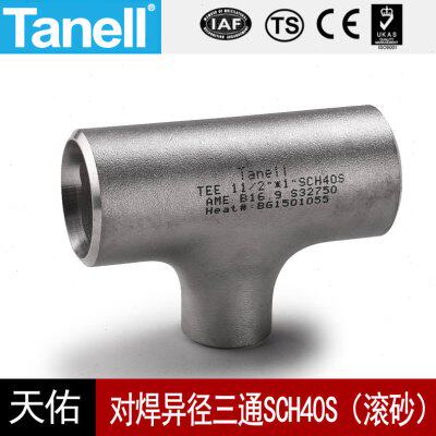 对滚Sc天砂固溶佑7工业焊变径三通管S1L6020不锈钢3-业件20h416