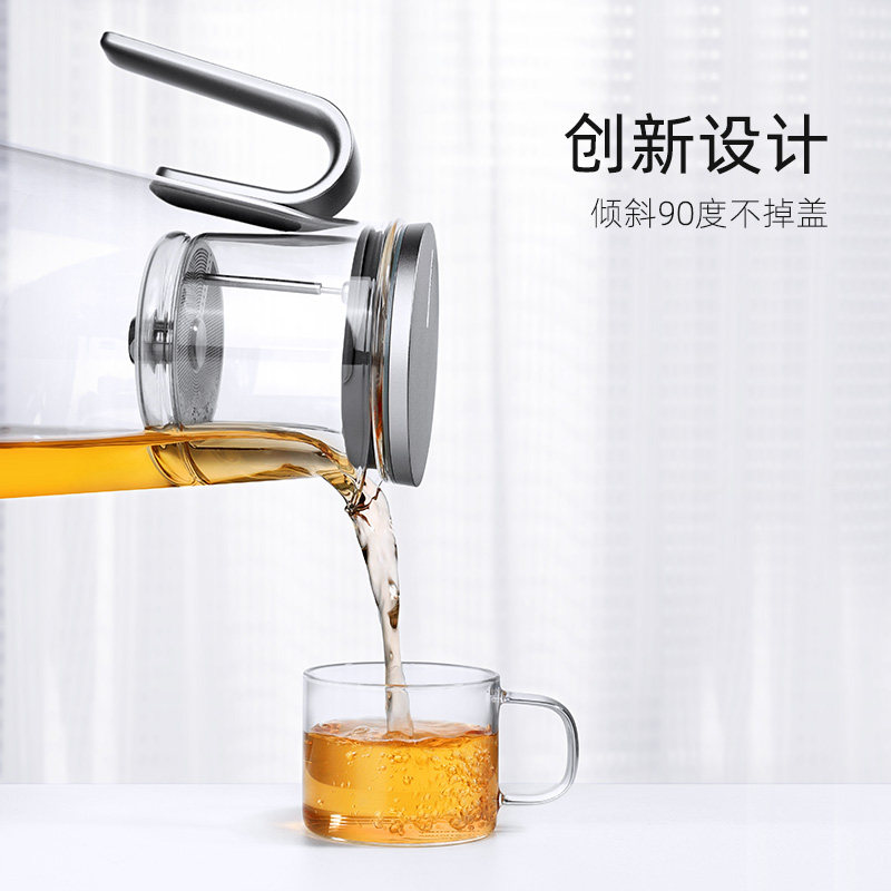 邦田尚明飘逸杯2025新款泡茶壶茶水分离玻璃耐热过滤冲茶神器茶具