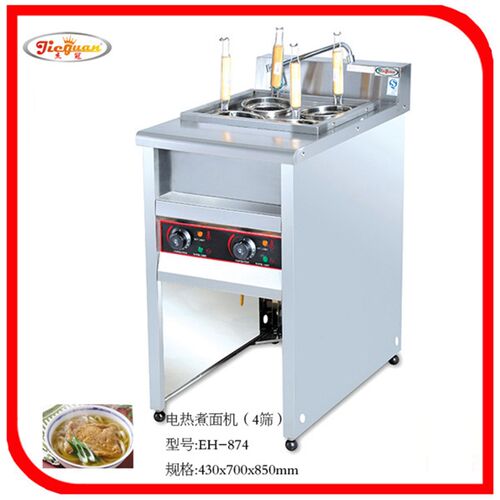 杰冠EH-874孔四头立式喷流式电热煮面机商用麻辣烫饺子云吞烫粉炉