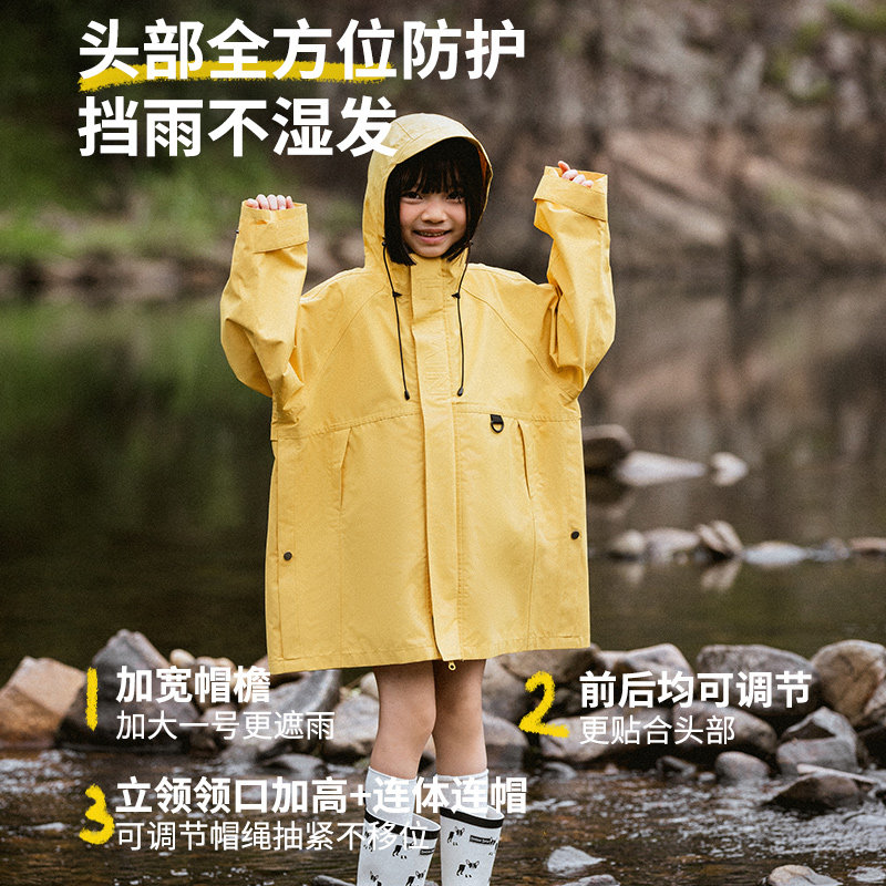 雨衣儿童女孩幼儿园2026新款水枪大战宝宝全身防水小学生男童雨披