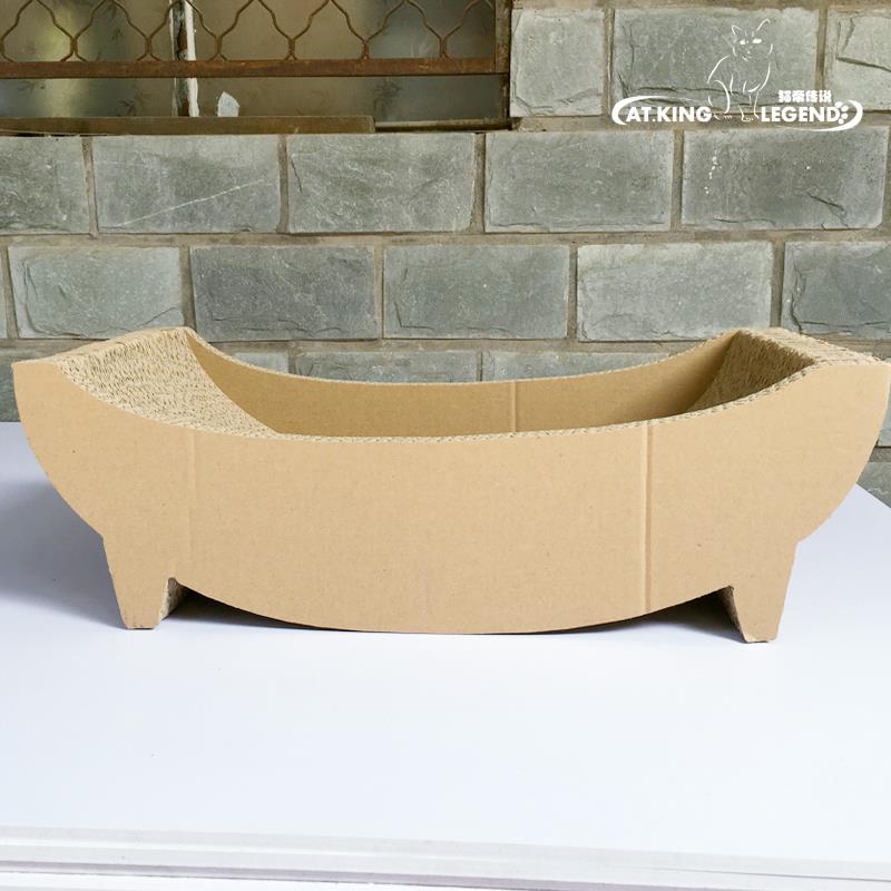 船型浴缸型 猫玩具猫磨爪板宠物猫抓板猫窝猫船加厚猫咪用品包邮