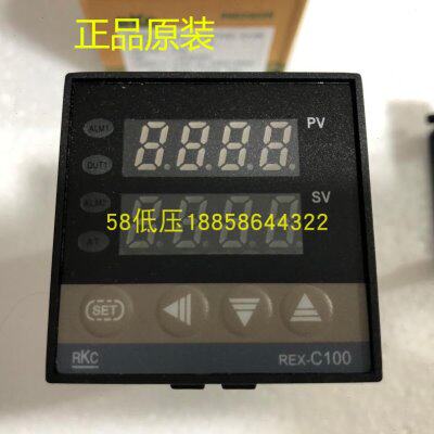 全新 正品原装 电子式温控仪REX-C100FK02-V-AM  K 数显温控器