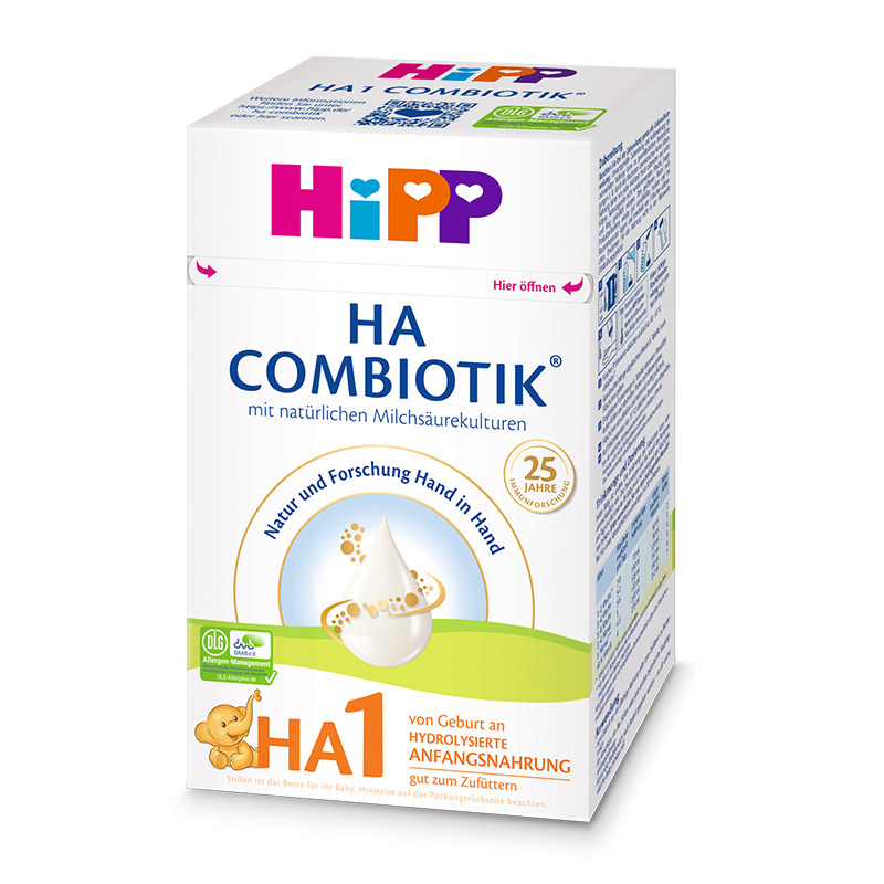 德国进口喜宝益生菌HA1段0-6个月婴幼儿奶粉600g 效期27.10