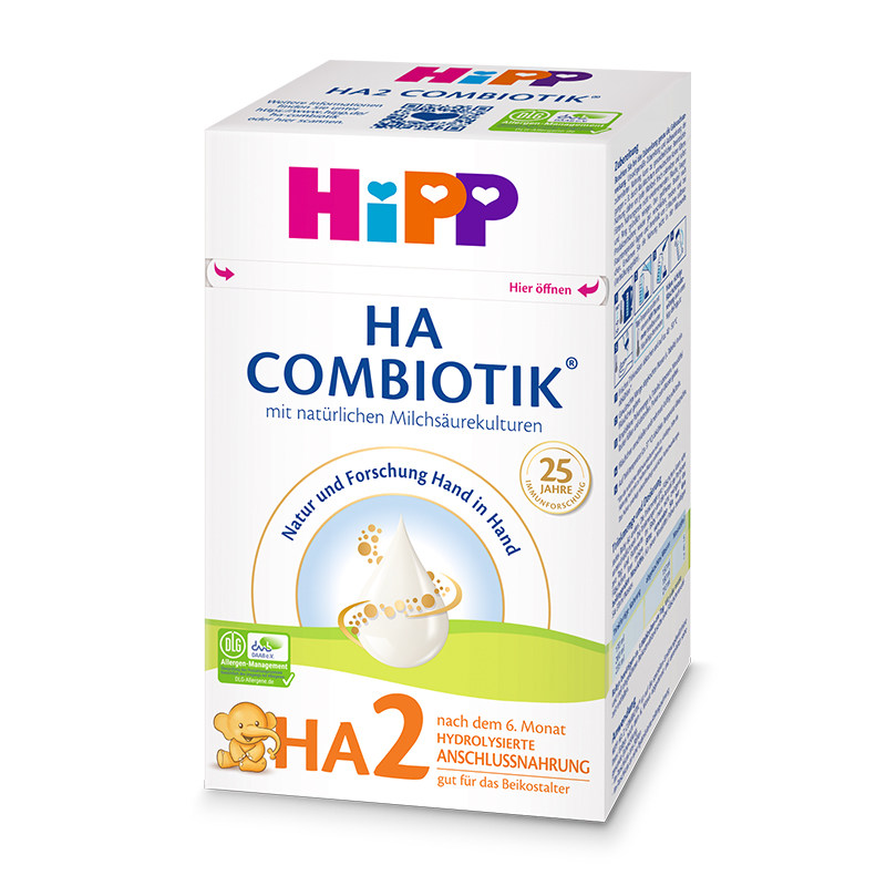 德国进口喜宝益生菌HA2段12-36个月婴幼儿童奶粉600g 效期27.12