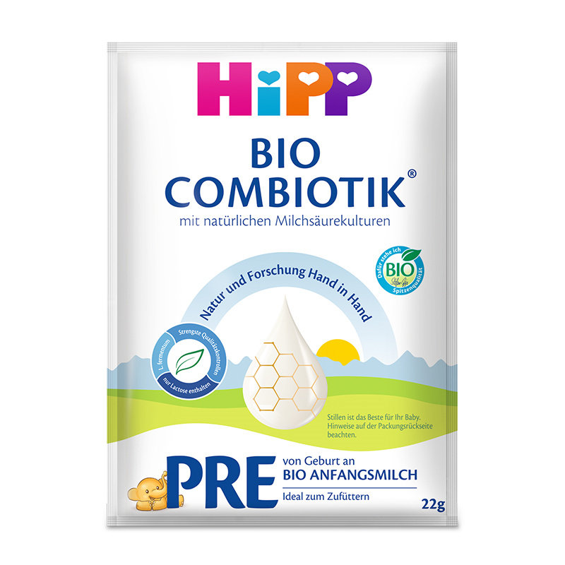 【30包】27年1月 德国Hipp/喜宝 益生菌Pre奶粉 试用装小包22g图片