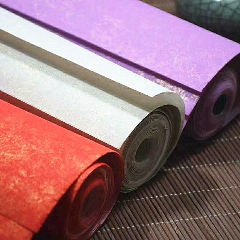 八尺整张蜡染宣纸流鎏金笺国展创作宣半生熟书法参展复古国展用纸