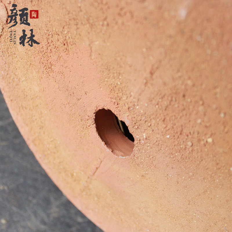 落地红陶罐花盆景观大陶罐大罐子景观花盆落地大盆粗陶盆装饰陶盆