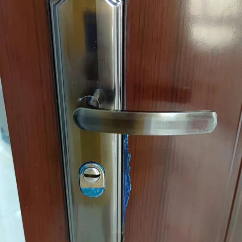 防盗门锁套装锁具家用把手柄通用型防盗门门把手铁门木门锁大门锁