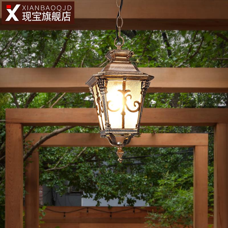 走廊吊灯超亮户外防水花园别墅灯凉亭葡萄架过道室外庭院大门口灯
