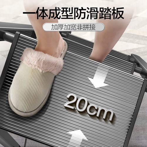 格美居多功能家用梯子折叠伸缩梯加厚铝合金人字梯三步楼梯小梯凳