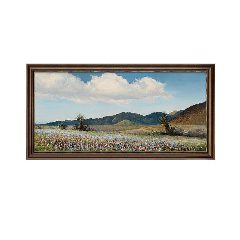 欧式客厅装饰画美式沙发背景墙挂画墙面高档大气风景壁画2025新款