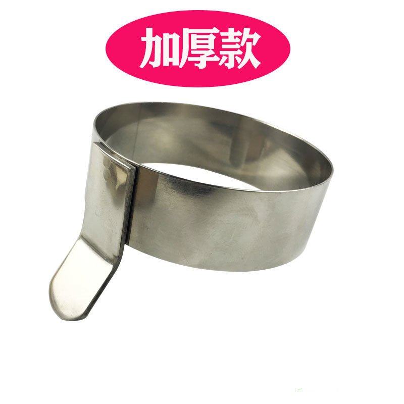 加厚不锈钢圆形煎蛋器蛋圈长柄煎烘焙模具