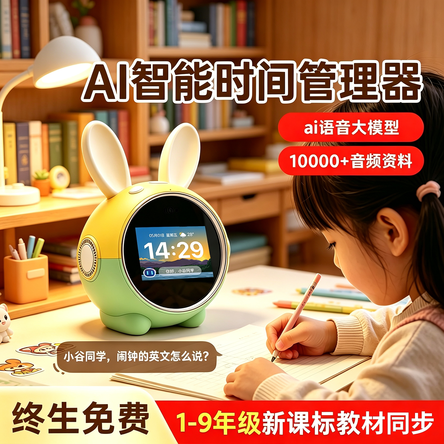 思迪S9智能语音闹钟2026新款