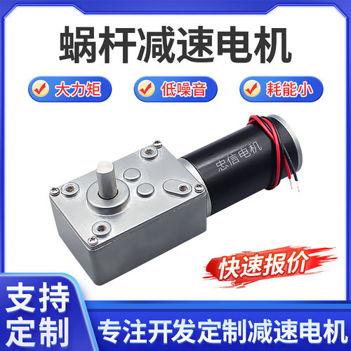 ZX- 5840-31ZY自动门窗蜗轮蜗杆减速电机 广告牌窗帘机微型