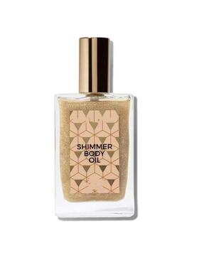 安娜shimmer body oil高光身体油流沙金高光液