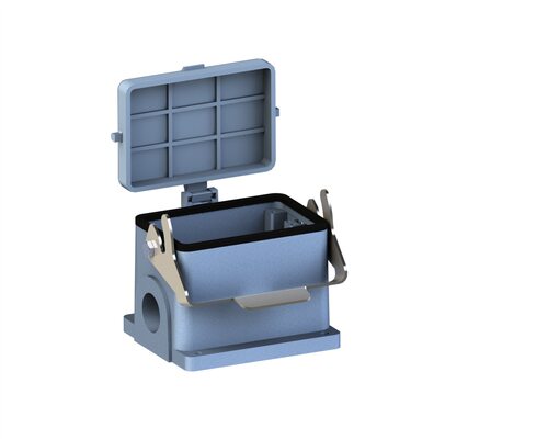 德国进口09300480295矩形外壳 重载连接器 H48B-SF-CV-1L-PG29