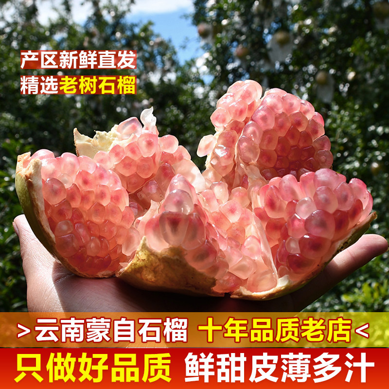 老树云南蒙自石榴超甜多汁