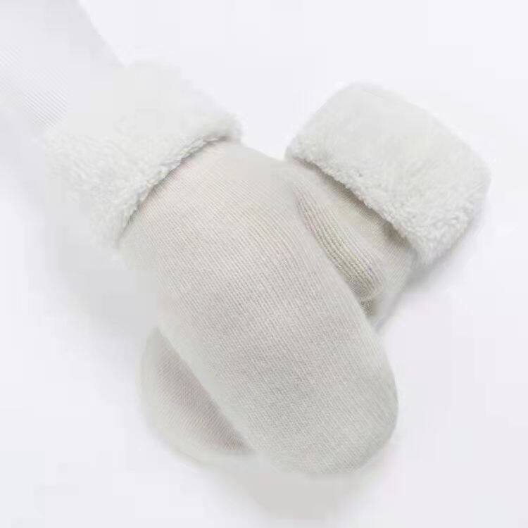 【加厚保暖】包指手套女冬加厚保暖双层毛绒羊毛学生可爱韩版全