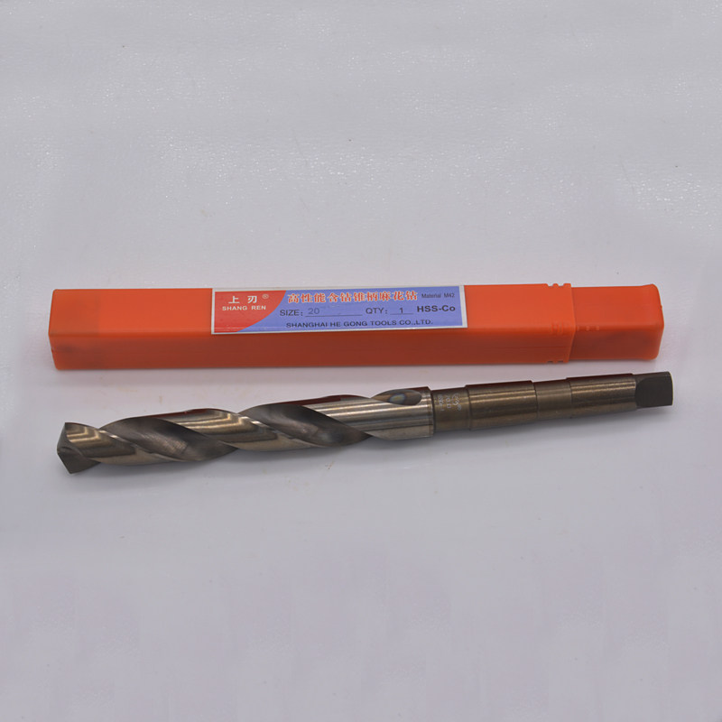 上刃M42含钴锥柄麻花钻头12 13 14 15 16 17 18-34mm不锈钢专用