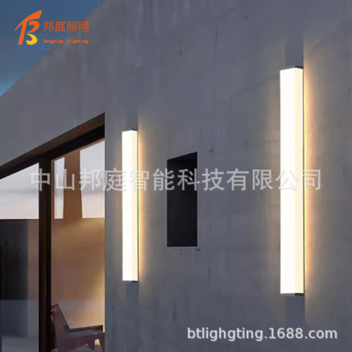 户外壁灯方形防水LED防潮庭院别墅外墙走廊阳台北欧新款led壁灯