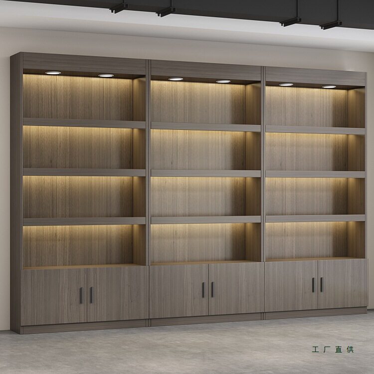 超市便利店烟酒立式展示柜定制图片