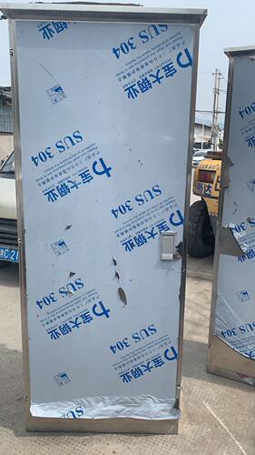 不锈钢户外防雨双门配电箱
