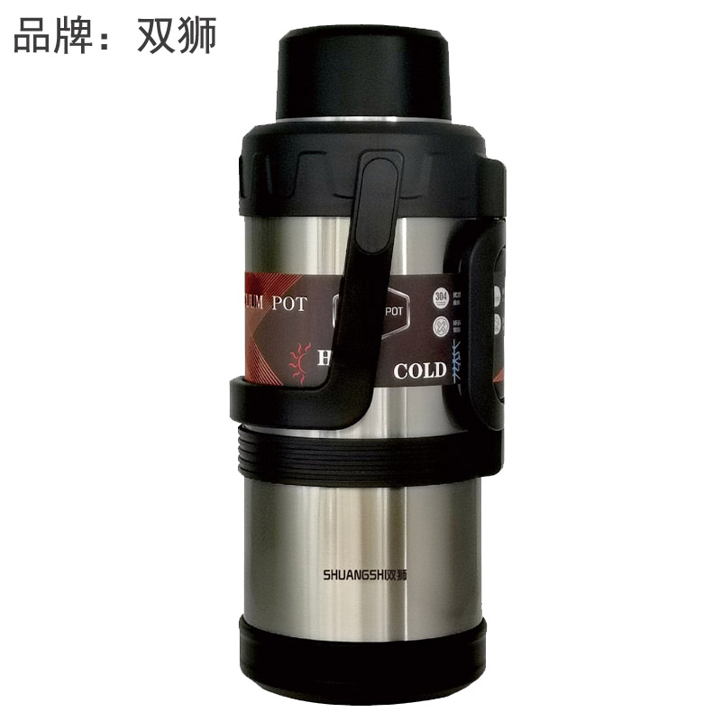 304不锈钢保温壶家用户外大容量泡茶壶学生宿舍暖壶旅行热水瓶5L