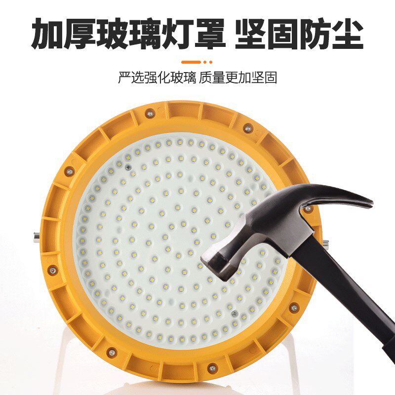 led防爆灯仓库厂房加油站防水防尘防腐工业车间工厂隔爆照明灯罩