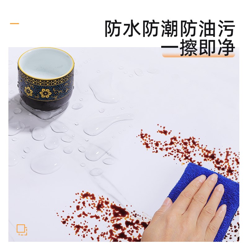 收银吧台贴纸橱柜门台面改色翻新贴膜白色前台接待台桌面贴皮自粘图片