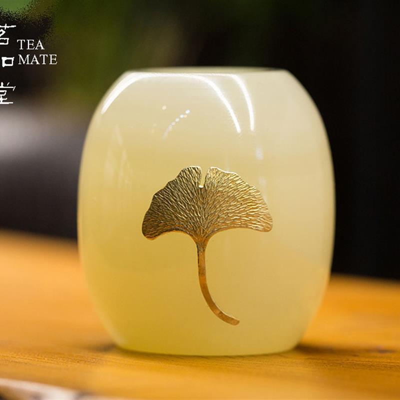 茗和堂蜂鸟工坊盖置盖托青玉石嵌银茶具配件功夫茶具茶壶紫砂壶