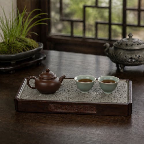 苏州御窑金砖茶具杯垫干泡茶台