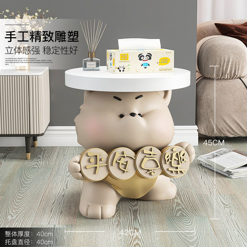 卡通招财猫落地摆件家居客厅电视柜沙发旁茶几床头柜乔迁开业礼物