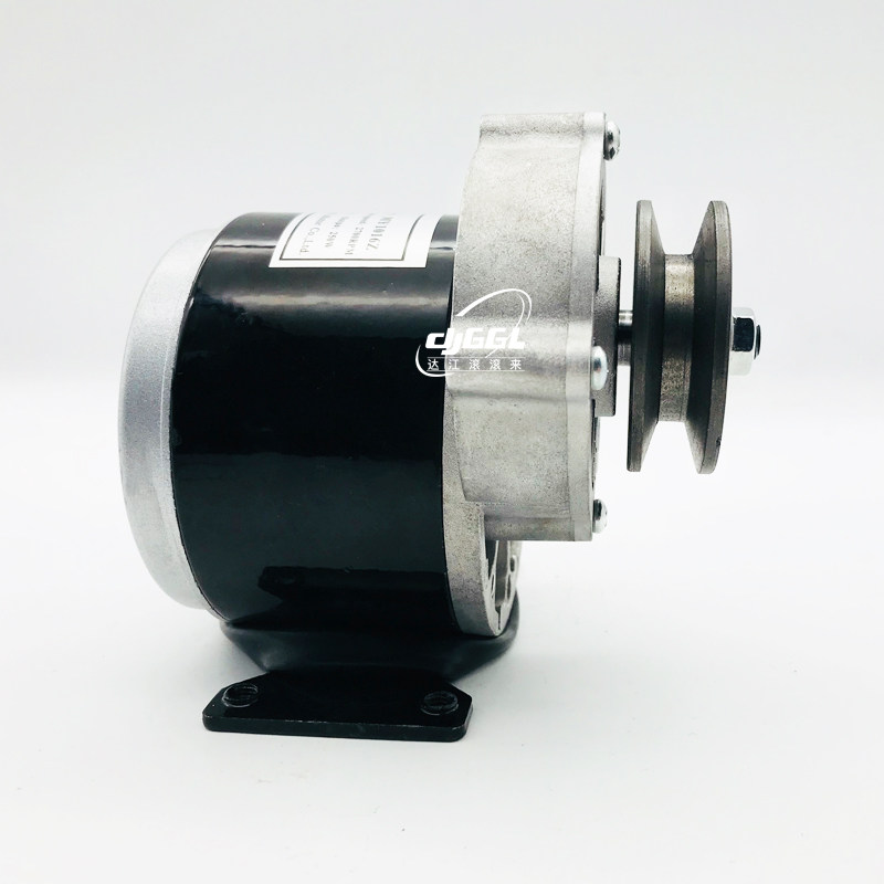 12V250减速电机12V/24V/36V 250W/350W皮轮减速电机机械改装电机