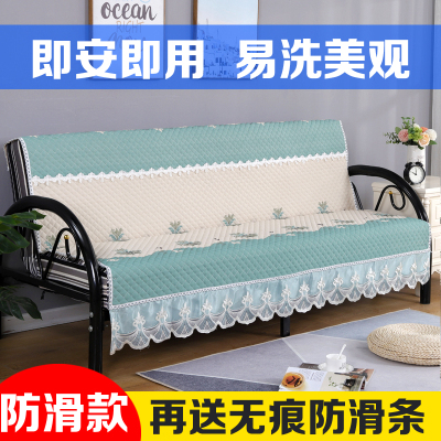 可折叠懒人沙发床垫防滑盖布四季通用小型单人三人两用坐垫子套罩