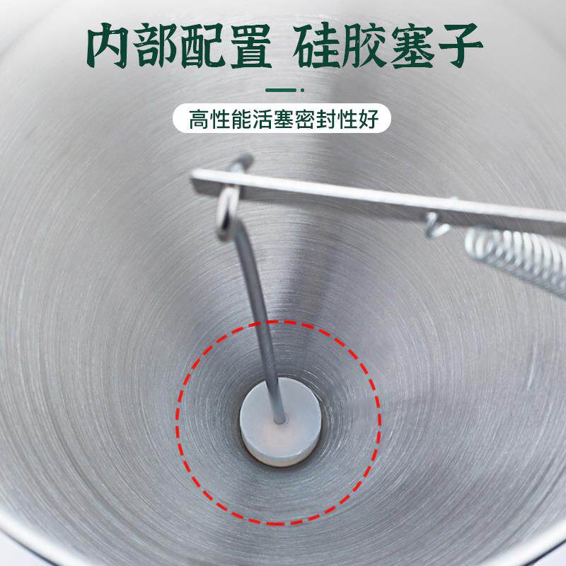 联娜章鱼小丸子漏斗锥形面糊漏斗鱼丸不锈钢鱼丸漏斗带架把手可拆