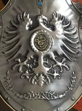 案盾牌中欧洲墙上装饰创意世纪餐厅壁挂仿古礼品图铁艺鹰酒吧罗马