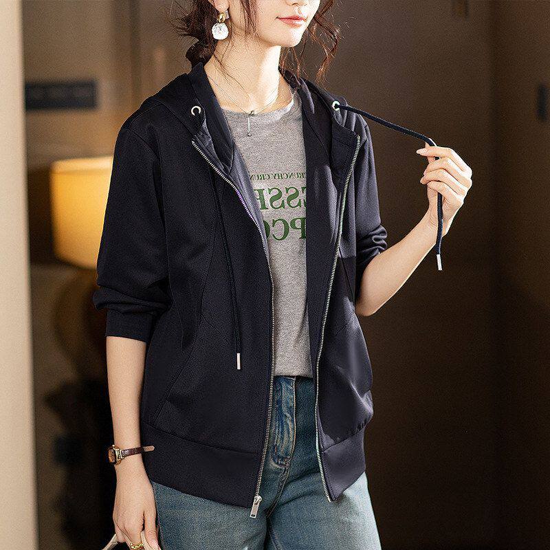 卫衣连帽新款年休闲外套女上衣
