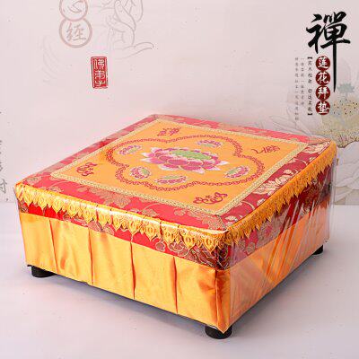 四方精绣拜垫拜椅跪垫蒲团 坐禅拜佛垫家用加厚打坐垫 拜佛垫禅垫