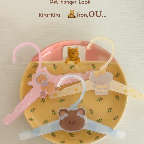 OU加厚亚克力猫狗晾晒衣架
