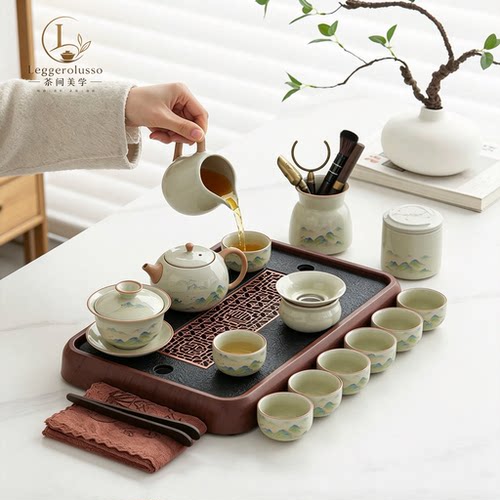 高档轻奢功夫茶具套装家用办公