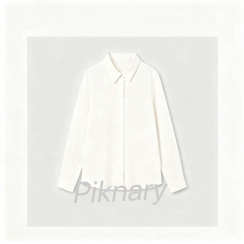 【简约通勤系列】Piknary品珂芮夏季100%亚麻衬衫86CY0232
