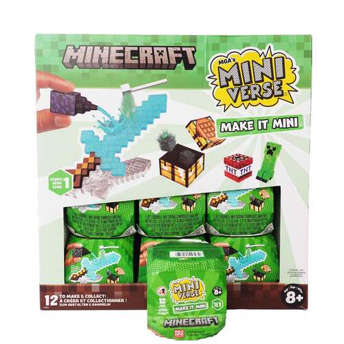 MINIVERSE掌上宇宙工坊我的世界DIY盲盒礼物玩具摆件