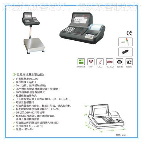 标不干胶标签打印子秤仪